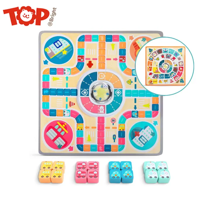 Top Bright Kids Toys Wooden Board Games 