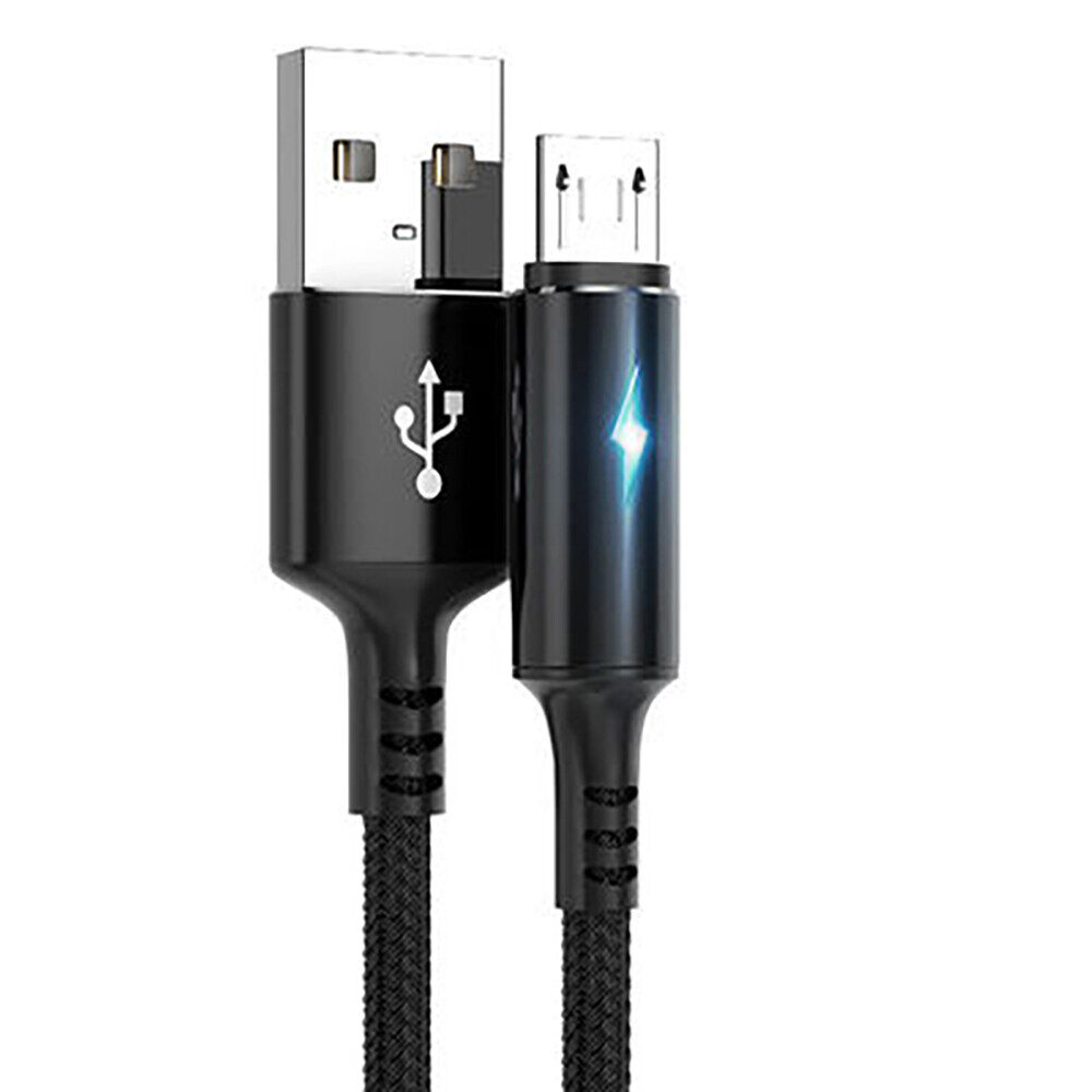 Cáp Micro USB Dây Dữ Liệu Sạc Nhanh LED 5A Cho Android Phụ Kiện Điện Thoại Di Động Cáp Sạc