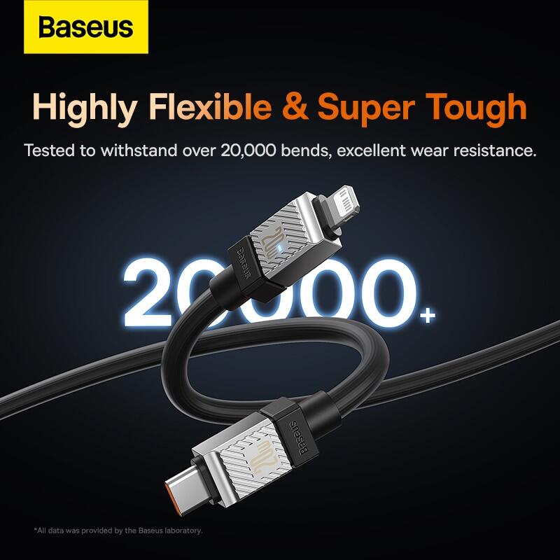 Baseus PD 20W USB Type C Cable for iPhone 14 13 8 Fast USB C Cable for iPhone Charging Cable Type C to Lighting Cable Wire Code