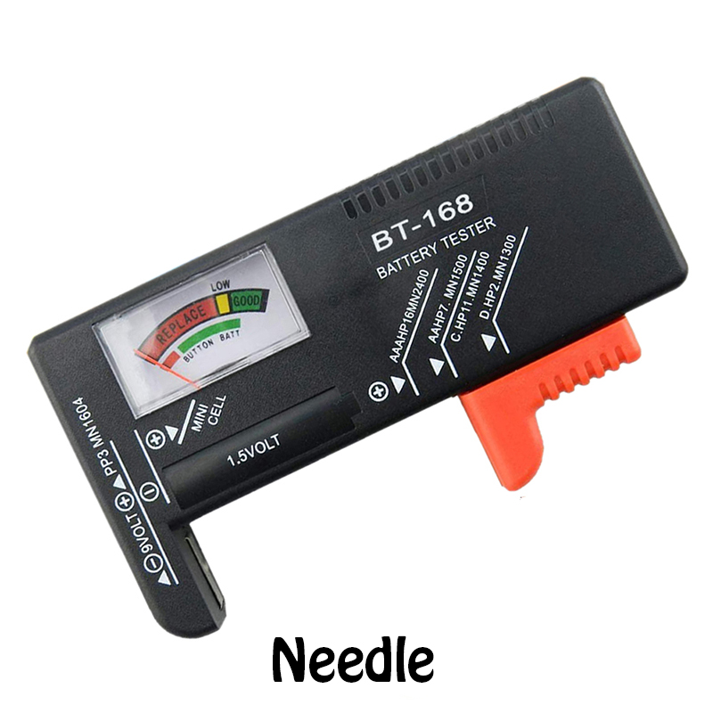 1PCS BT-168D Digital Battery Capacitance Diagnostic tool Battery Tester LCD Display Check AAA AA Coin battery Universal tester
