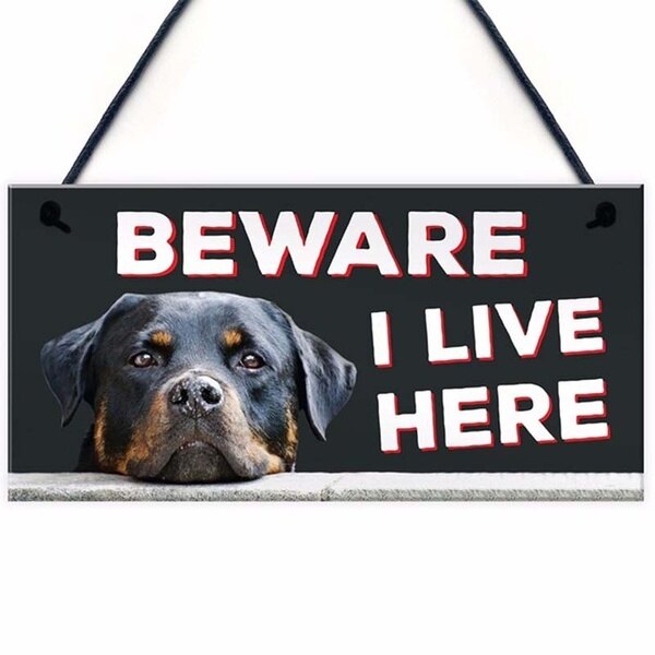 beware of rottweiler