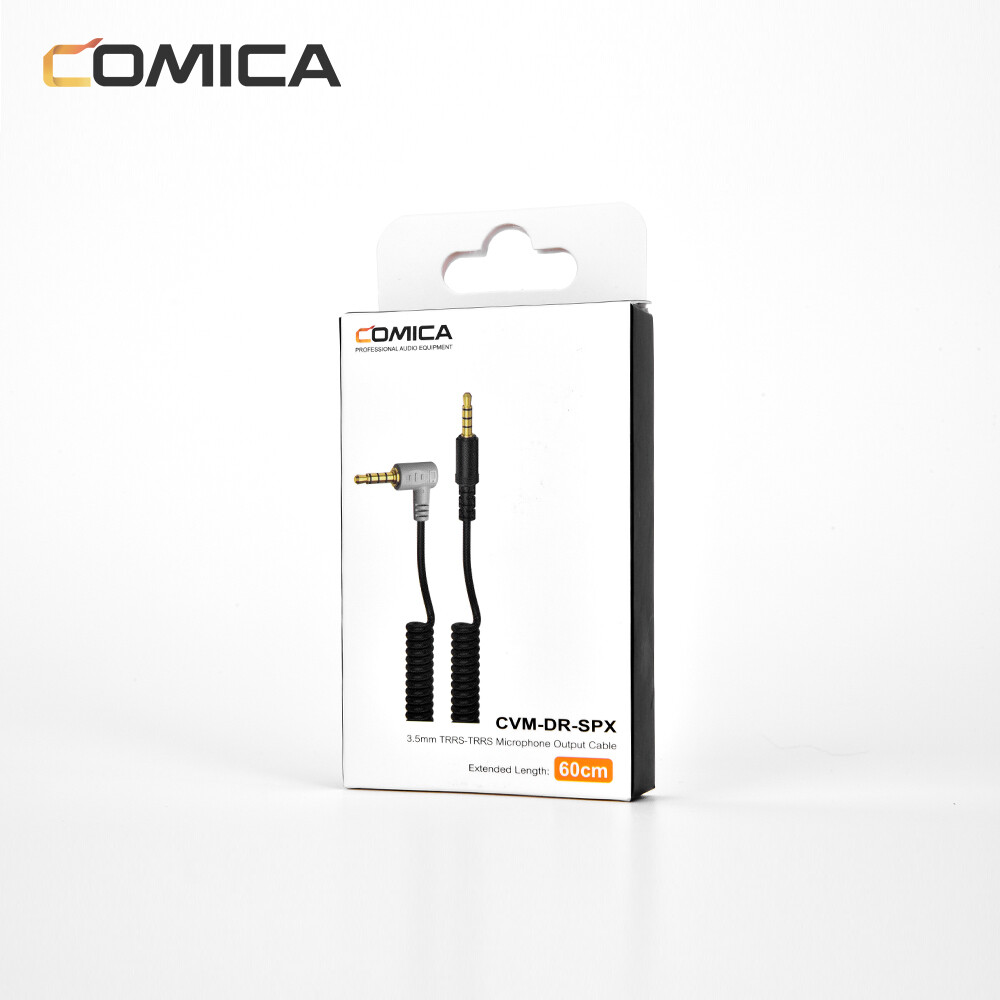 Comica CVM-DR-SPX 3.5mm TRRS-TRRS Microphone Cáp đầu ra