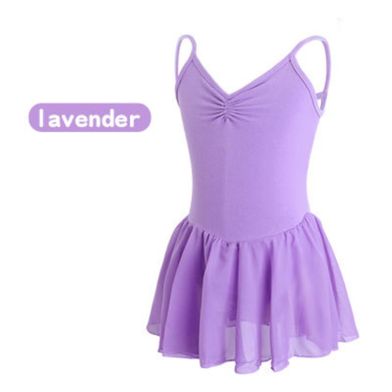 【hot】 Ballet Leotards Dress Girls Ballet Dress Kids Camisole Gymnastics Leotard With Lining