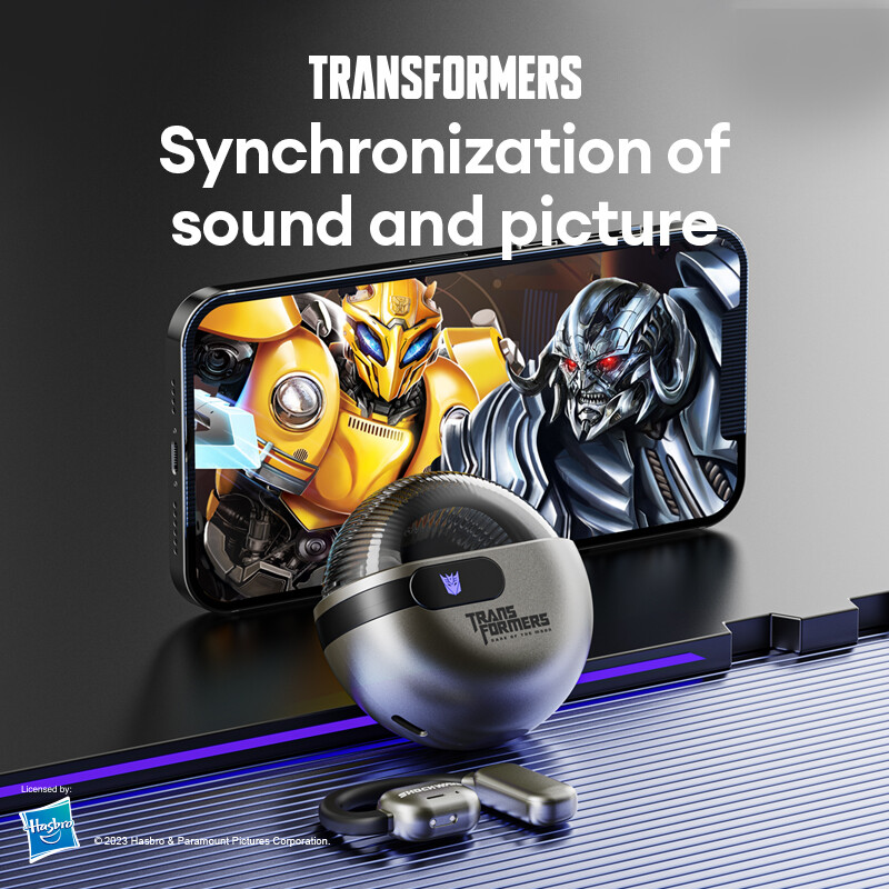 Transformers TF-T09 Wireless ear-mounted Bluetooth headset high definition call intelligent noise reduction sports running high sound quality open headset
