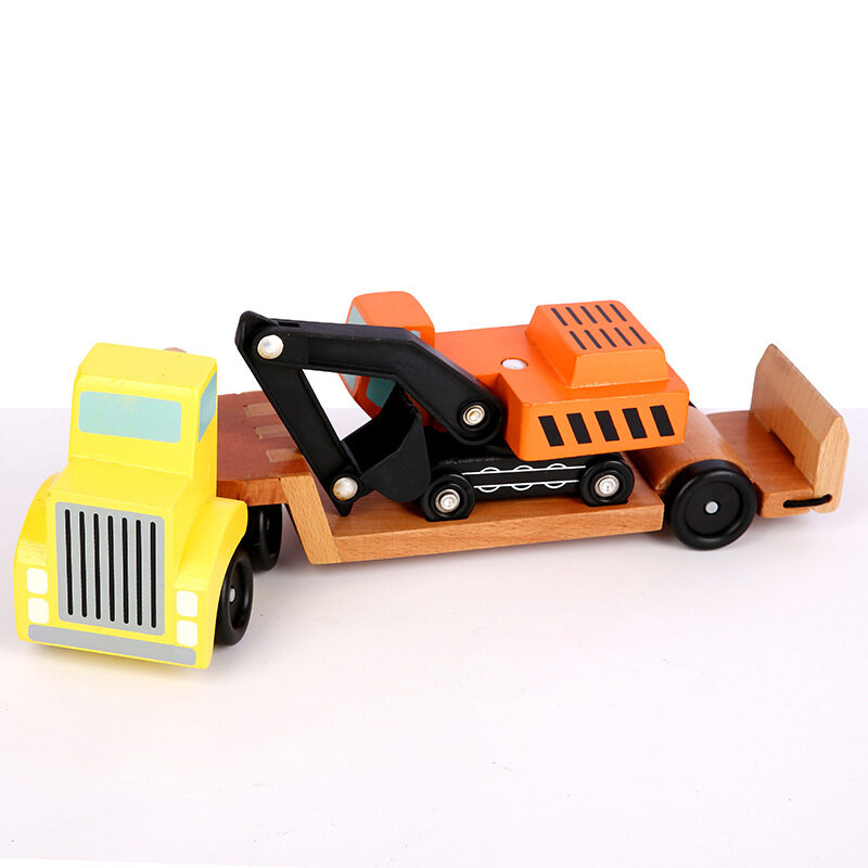 melissa and doug trailer and excavator