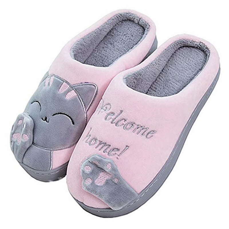 Cat on sale house slippers