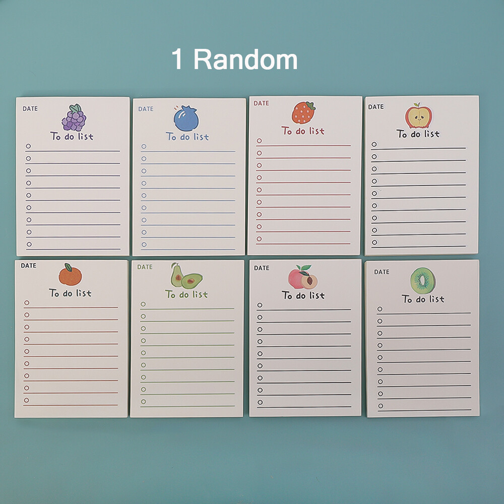 50/150 sheets 7*10cm to do list paper daily schedule weekly planner student memo note pad