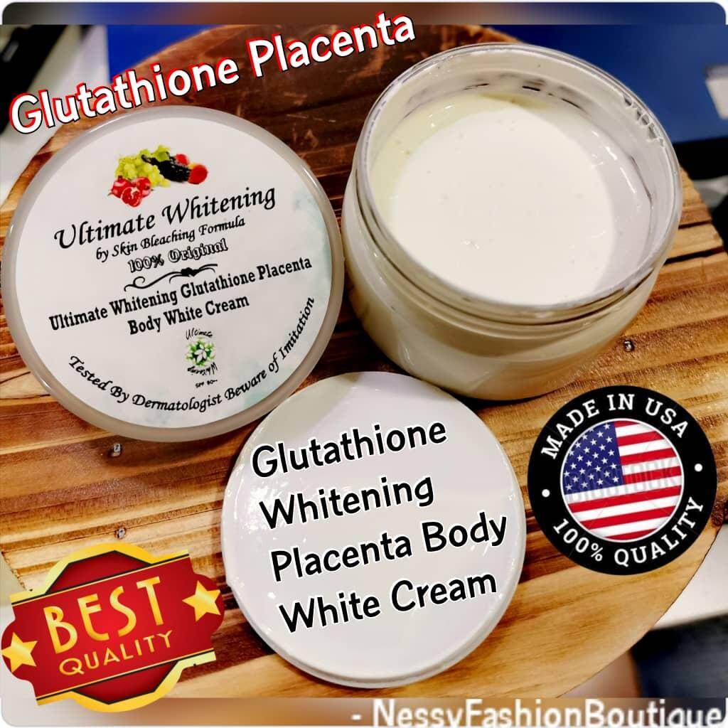 Ultimate Whitening Glutathione Placenta Body White Cream 100g. Sun  Protection Whitening Lotion Anti-Aging Firming Moisturizing Cream Spf45++  Dark Spot Eraser - Lazada