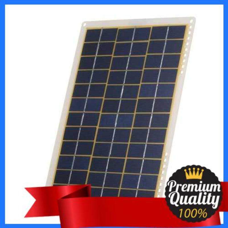 DC5V/DC18V 15W Portable Polycrystalline Solar Power Energy Charging Panel USB Interface IP65 Water Resistance Necessities for Outdoor Camping Hiking Climbing (Black)
