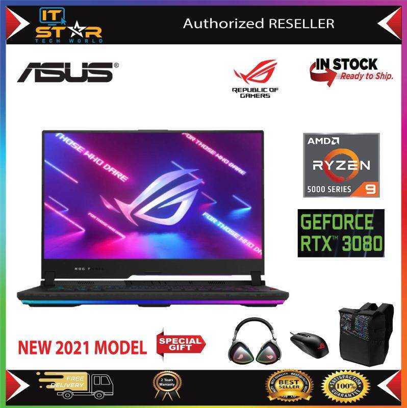 Asus ROG Strix SCAR 15 G533Q-SHF060T | Ryzen 9 5900HX | RAM 32GB, 1TB SSD | RTX3080 16GB |Gaming Laptop 15.6 FHD 300Hz Malaysia