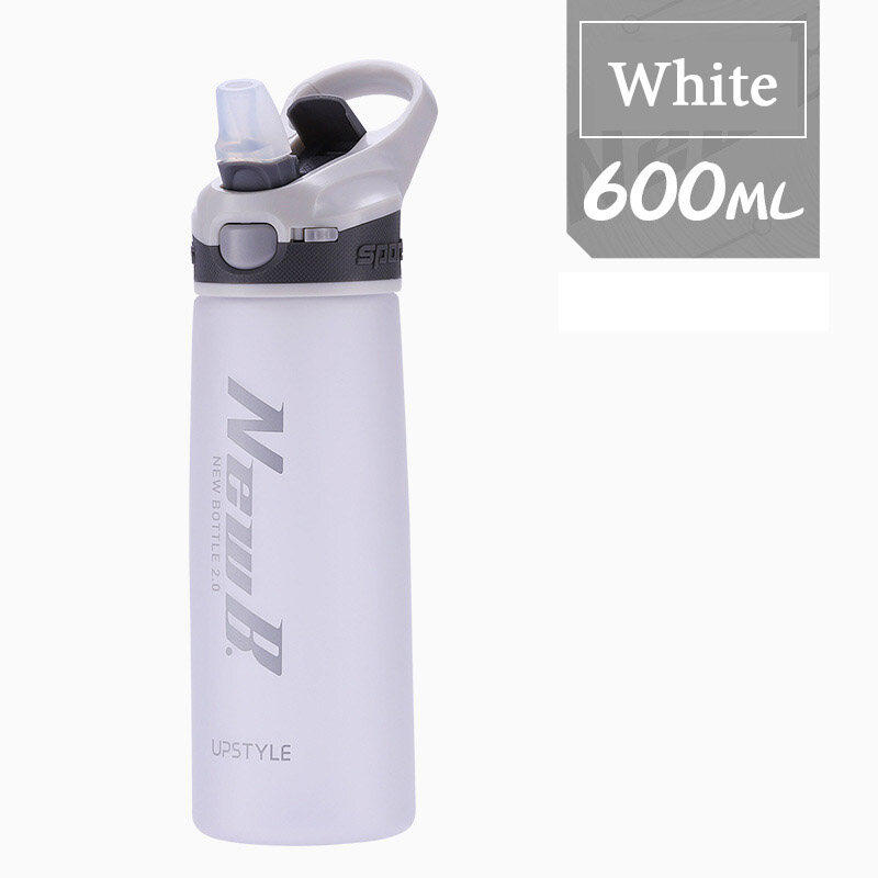 Outdoor Travel Water Bottles Portable Drinkware Tritan Plastic Whey Protein Powder Sport Shaker Bottle For With Straw Water Cup