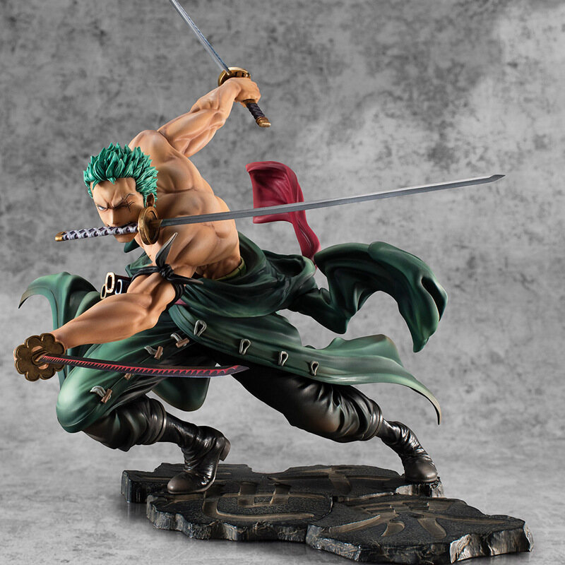 Mô Hình Khỉ Mũ Rơm Ba Lưỡi Zoro Ba Lưỡi One Piece Three Thousand World Zoro