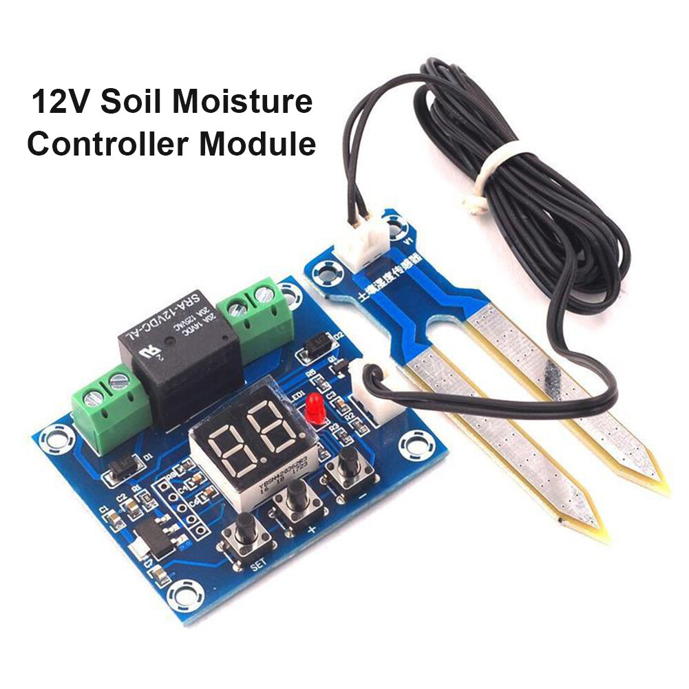 XH-M214 12V Digital Soil Humidity Sensor Controller Professional Irrigation Automatic Water