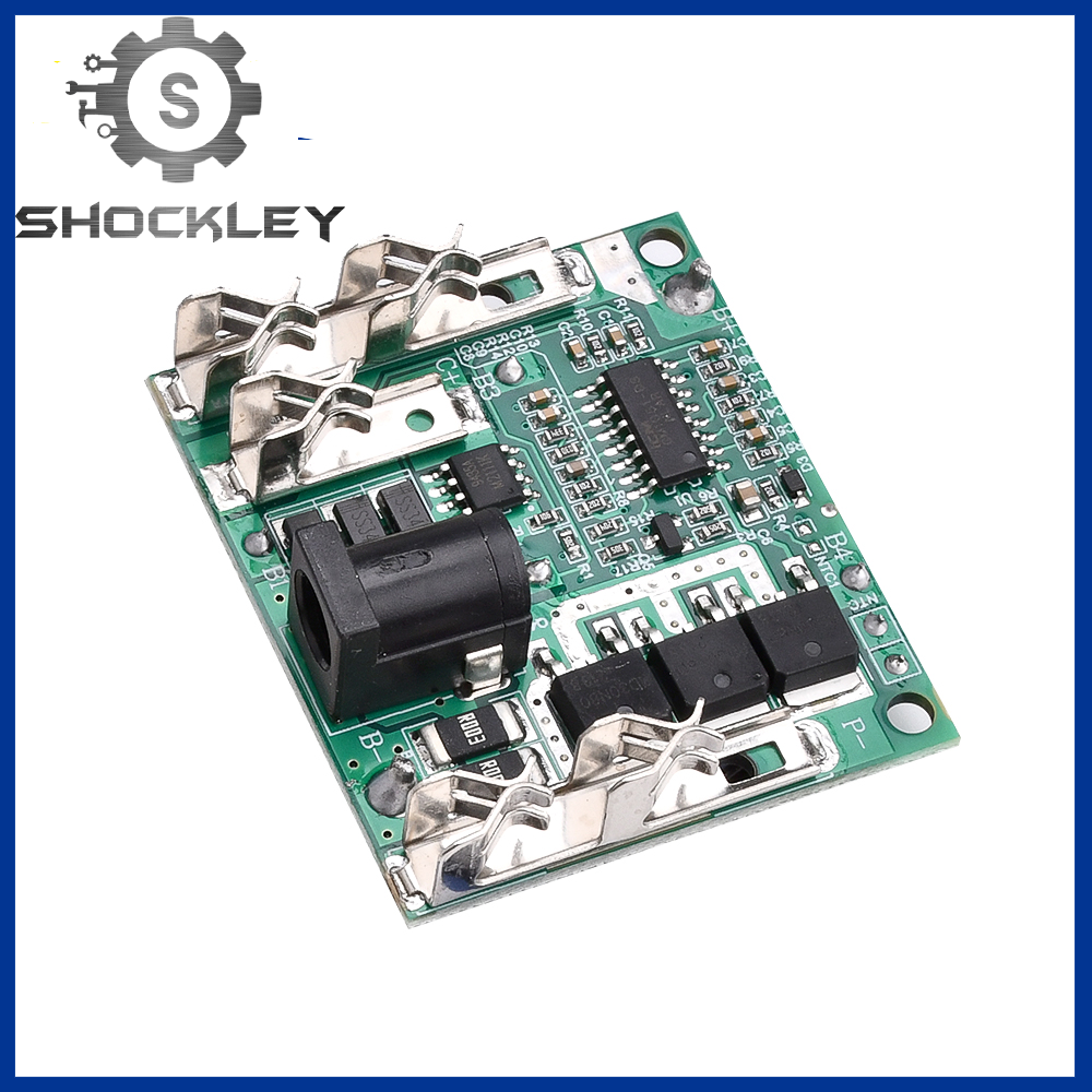 Shockley Bảng Mạch Bảo Vệ Sạc Pin Li-Ion Lithium 5S 18V 21V 20A Mô-đun BMS Cho Dụng Cụ Điện