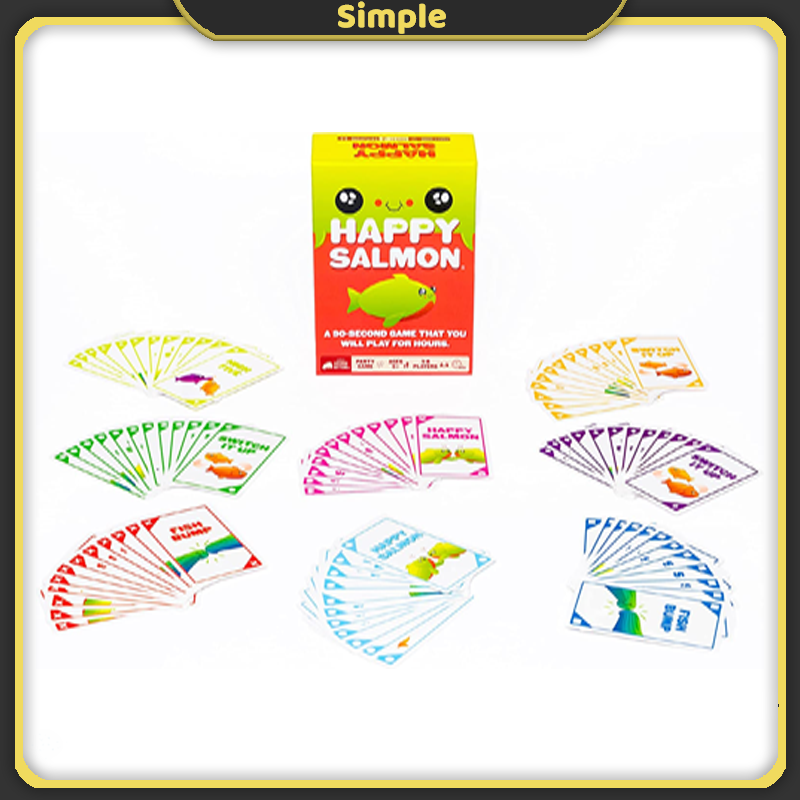 Exploding Kittens Happy Salmon Card Game English Version