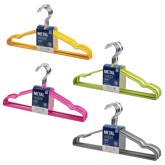 BỘ 10 MÓC TREO QUẦN ÁO LOCK&LOCK ETM376. (SHOP GIAO MÀU NGẨU NHIÊN )