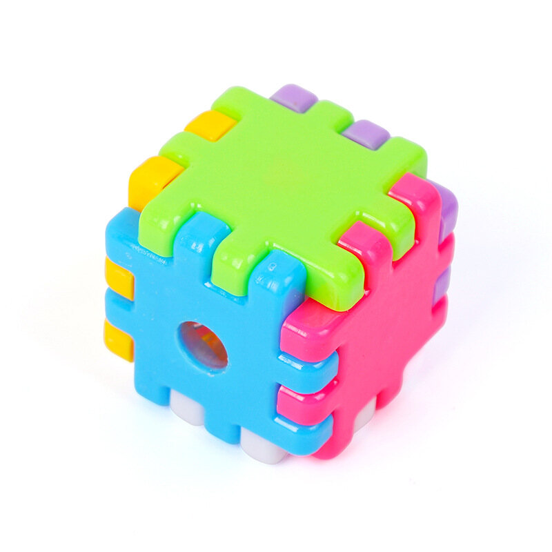 YESPERY Kawaii Creative Blocks Pencil Sharpener Stationery School Office Supplies Novelty Kid Gift Cube Funny Toy