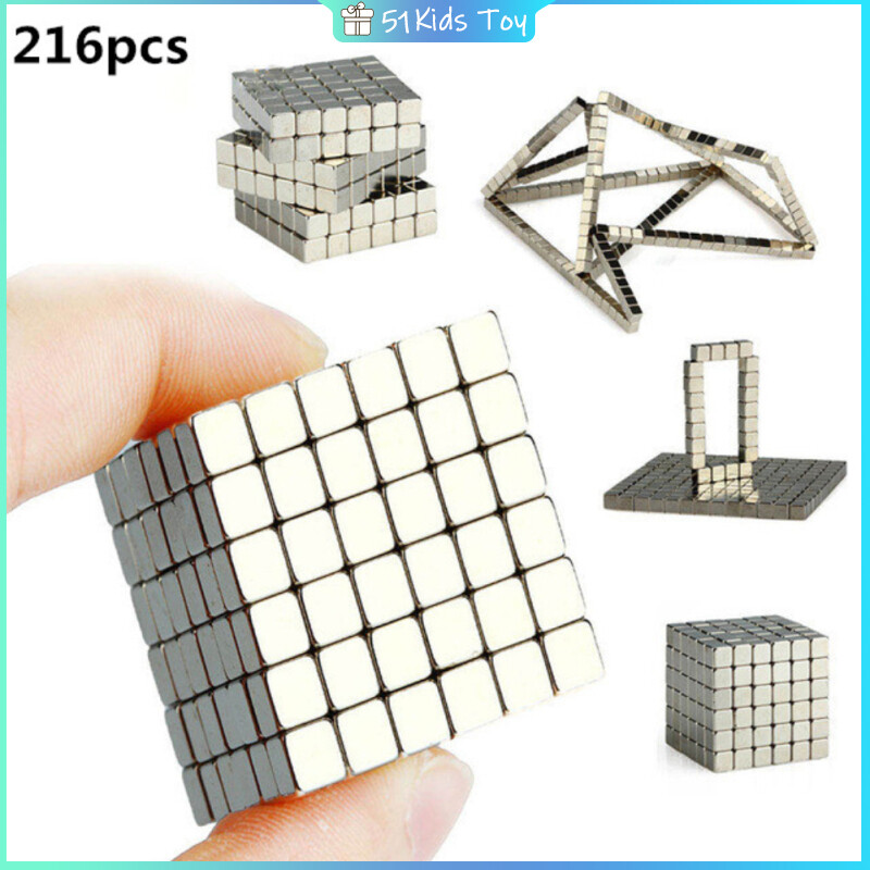 Magic Magnet Magnetic Blocks Balls NEO Sphere Cube Beads Building Puzzle Toy
