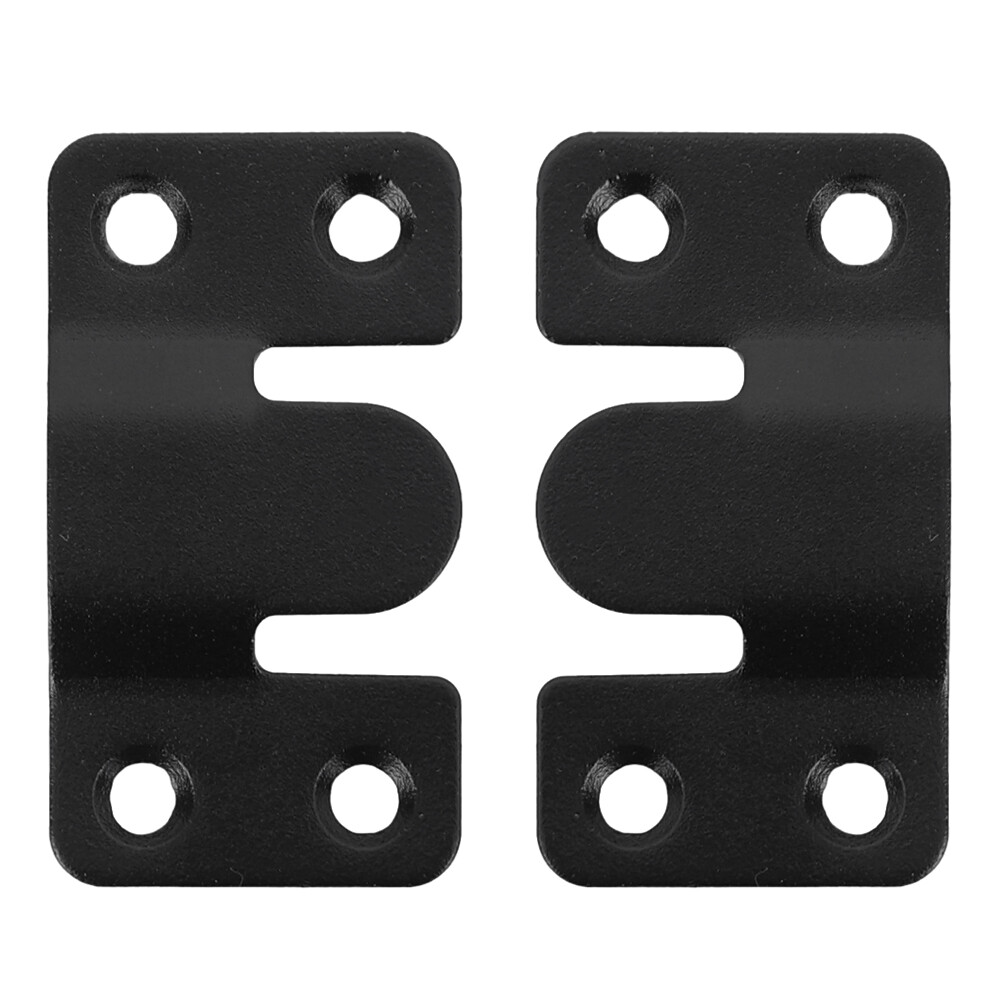 1Pair Stainless Steel Interlock Hanging Buckle Flush Mount Bracket Heavy Duty Furniture Connector Wall Picture Frame Hanger Display Hooks Wall Mounting Hardware