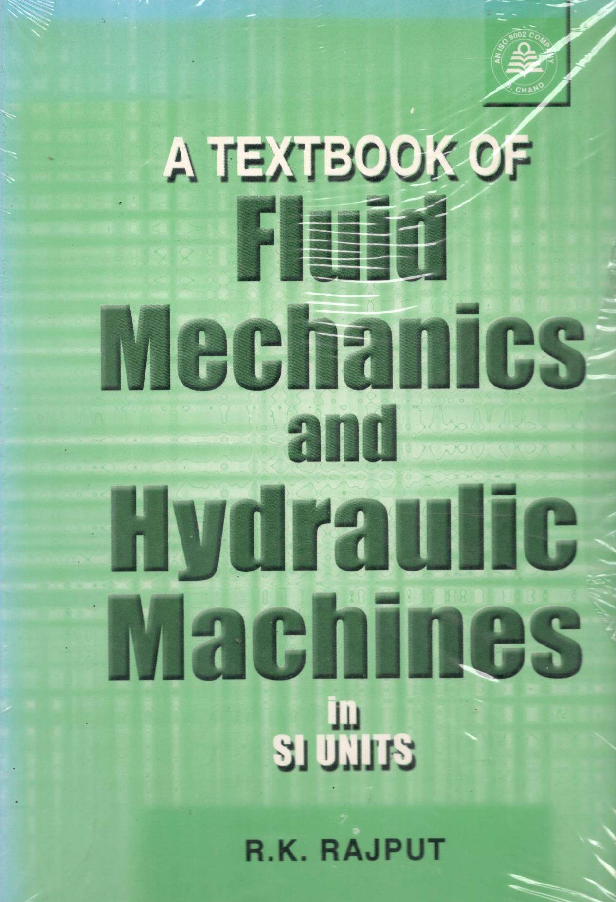 A TEXTBOOK OF FLUID MECHANICS AND HYDRAULIC MACHINES Lazada