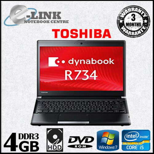 Refurbished) TOSHIBA DYNABOOK R734 / CORE I5-4300M 2.60GHz / 4GB 