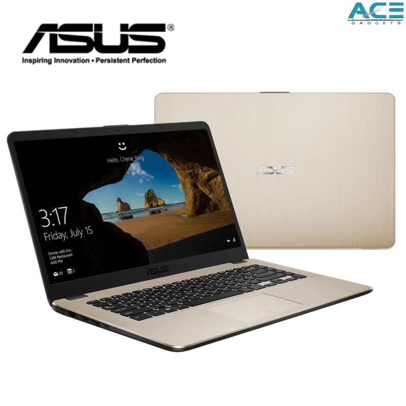 Asus Vivobook A407U-ABV321T / A407U-ABV363T Notebook *Grey/Gold* (i3-8130U/4GB DDR4/1TB HDD/Intel/14 HD/Win10) Malaysia