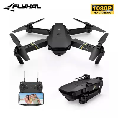 E58 WIFI FPV With 1080P HD Camera Adjustment Angle High Hold Mode Foldable RC Drone Quadcopter RTF Dron Toy