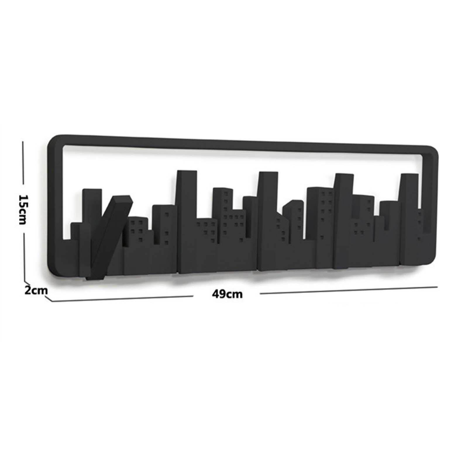 Blesiya Wall Mounted Coat Rack Wall Mount Artwork for Bathroom Hats Clothes