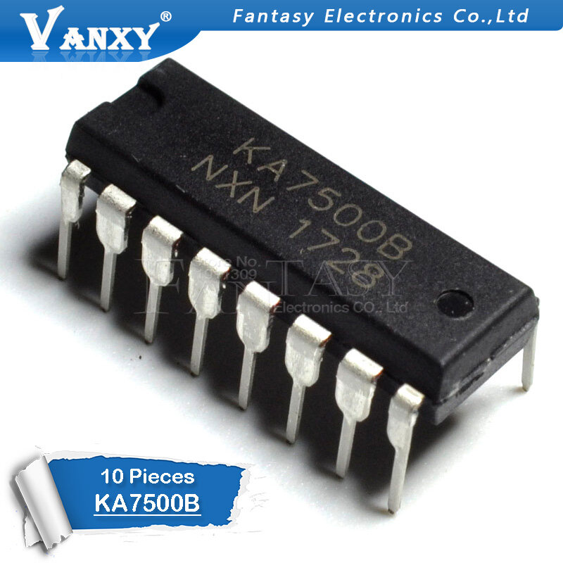 10pcs ka7500b dip16 ka7500 dip 7500b dip-16 new and original ic