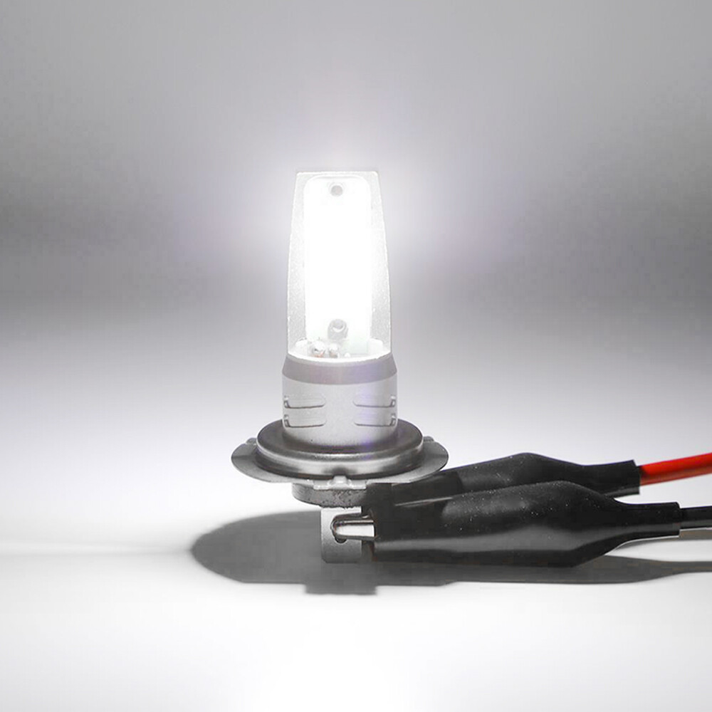 2Pcs H7 Bóng Đèn Pha LED Bộ Chuyển Đổi Hi/Lo Chùm 55W 8000LM 6000K Sáng Cao