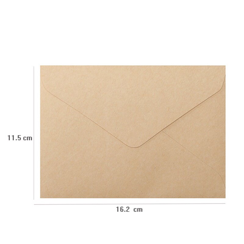 Creative Retro Solid Color Envelope Simple DIY Envelope