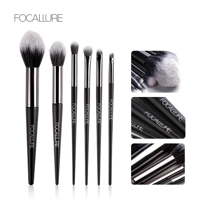 FOCALLURE 6 Pcs/Set Professional Makeup Brushes Beautiful Make Up Brush Tools