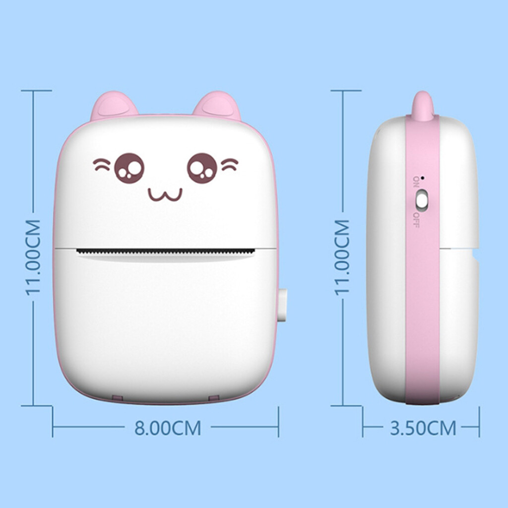 Ready Stock Pocket Printer Portable Wireless Bluetooth Thermal Printer Handheld POS Receipt Printer with Free Thermal Paper