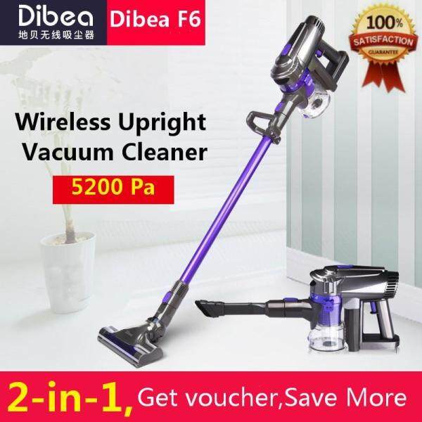 【100% Original】Dibea F6 2-in-1 Powerful Wireless Upright Vacuum Cleaner with Cleaning Cloth Singapore