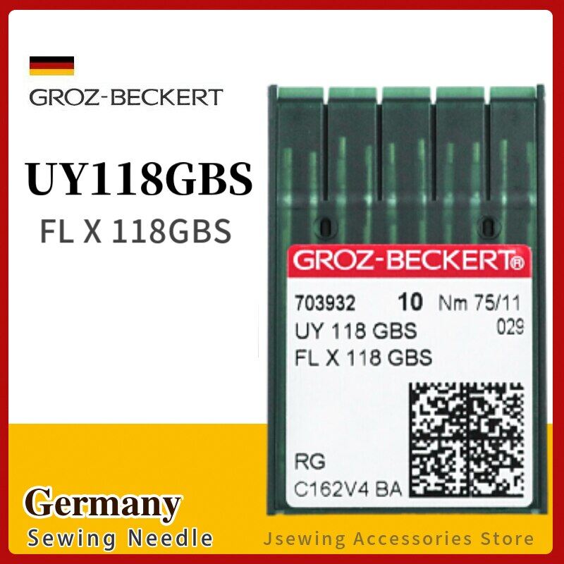 10pcs uy118gbs groz-beckert needle for flat seamers sewing machine flx118gbs fit pegasus fs700 yamato fd-62