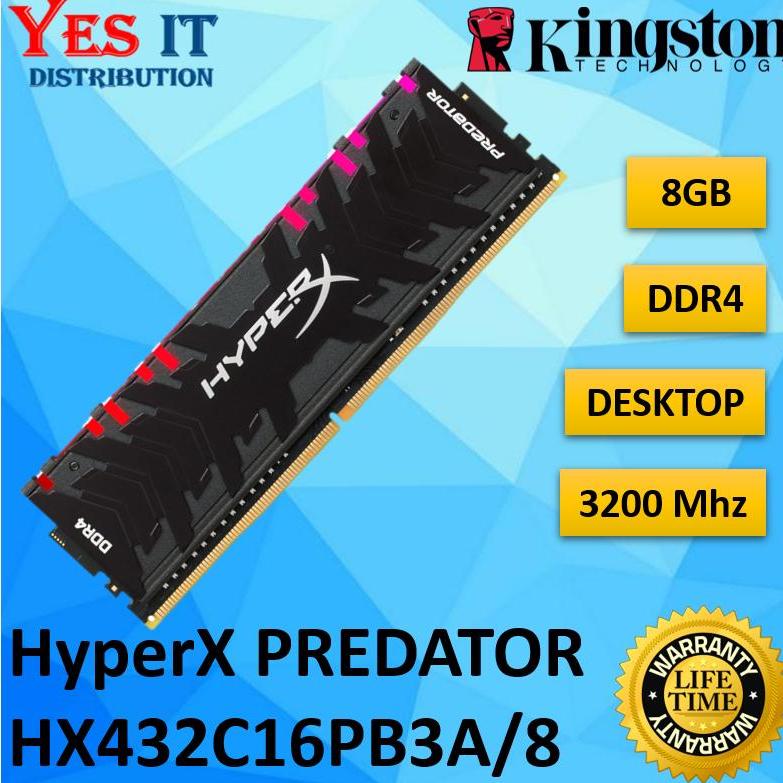 Kingston HyperX PREDATOR RGB 8GB DDR4 