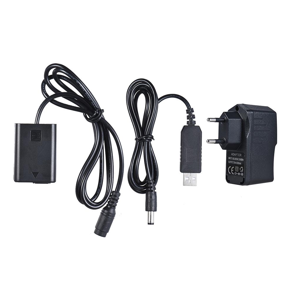 Andoer NP-FW50 Dummy bat-tery + 5V 3A USB Power Adapter Cable with Power Plug Replacement for AC-PW20 for Sony NEX-3/5/6/7 Series A33 A37 A35 A55 a7 a7R a7II A6000 A6300