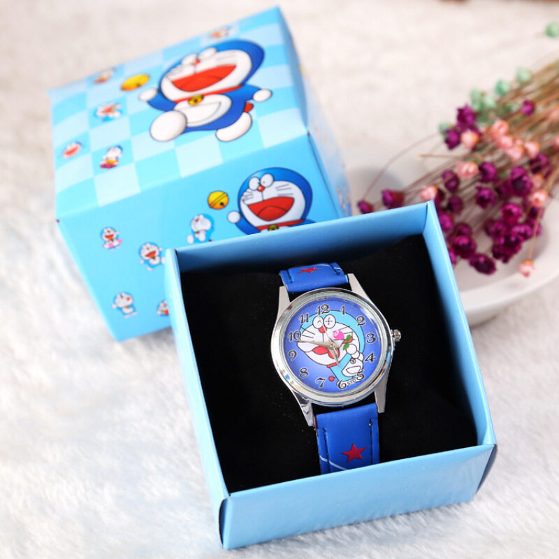 Đồng Hồ Hộp Doraemon Cho Trẻ Em Đồng Hồ Đeo Tay Sinh Nhật Dây Da Dễ Thương Chống Nước Phong Cách Thường Ngày Cho Bé Trai Bé Gái Quà Tặng Sinh Nhật Cho Bé Trai Bé Gái bán chạy