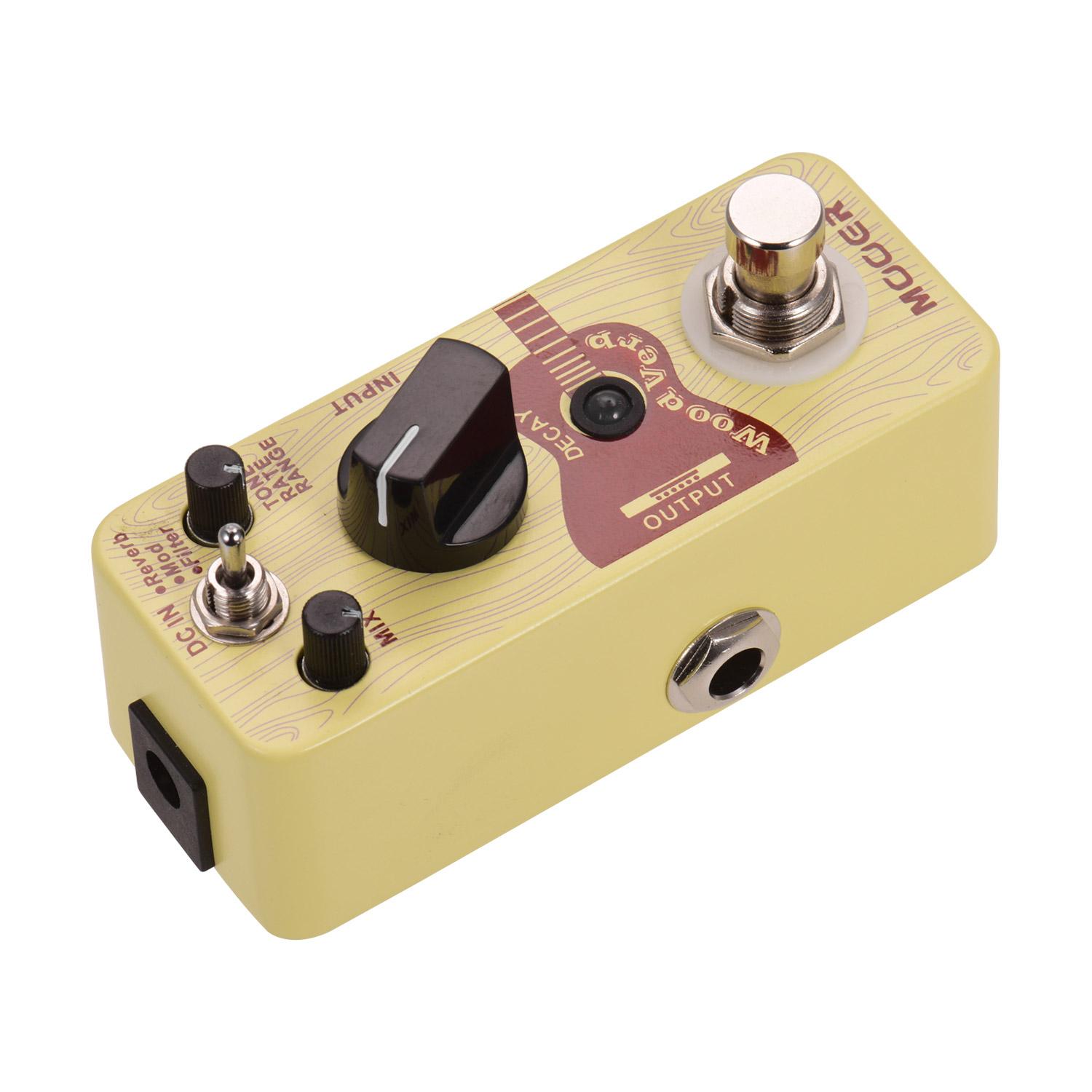 Mooer WoodVerb กีตาร์อะคูสติก Reverb Pedal Digital Reverb Pedal Reverb ...