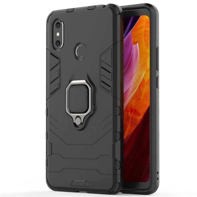 Topeka Ốp Lưng Xiaomi Mi Max 3, Vỏ Giáp Cứng Có Nhẫn Đứng Ốp Khung Mềm