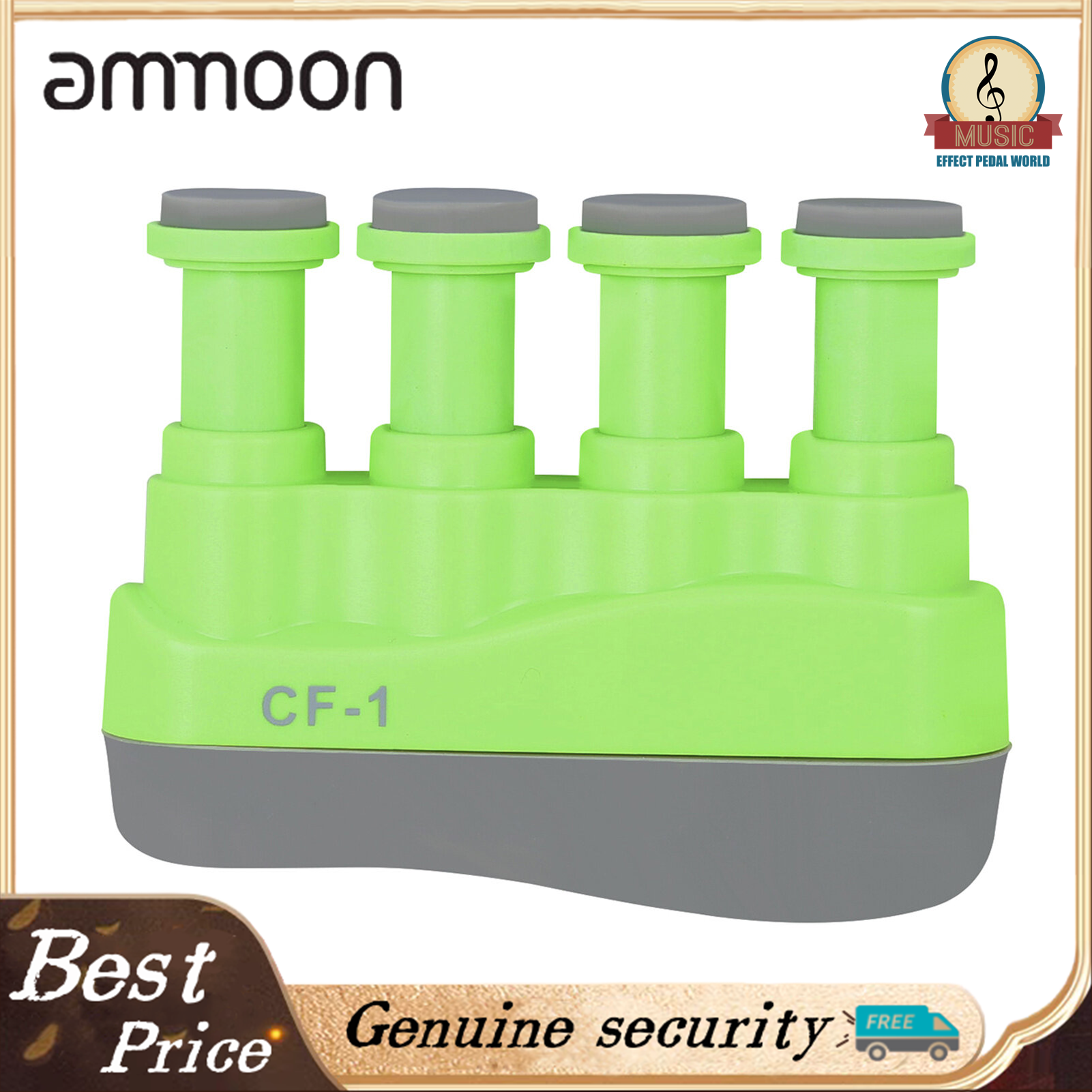 Portable Guitar Bass Piano Finger Exerciser Hand Grip Finger Trainer Finger Strengthener Hand Trainer Finger Training Device Hand Training Tool Black