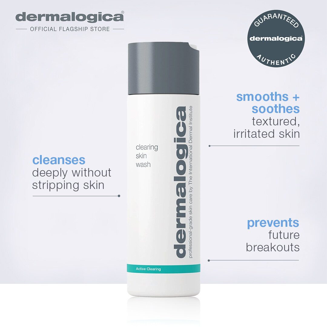 dermalogica clearing skin wash, breakout clearing foaming cleanser