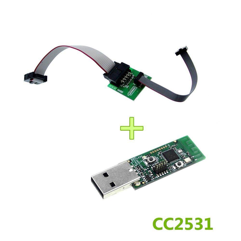 Downloader Cable CC2531 Sniffer USB Dongle CC Debugger Emulator and Programm