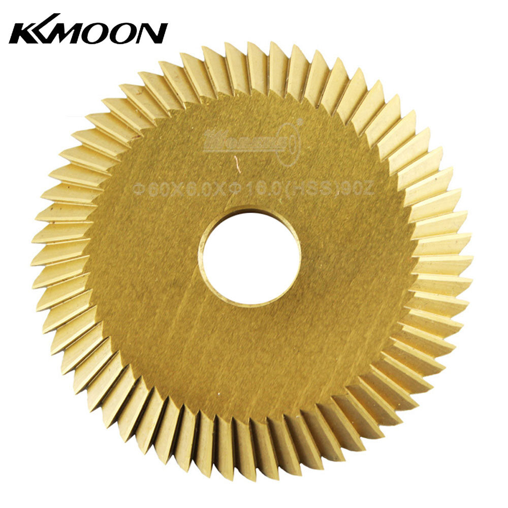 KKmoon 1PCS High Speed Steel Cutting Saw Blade Key Cutting Machine Blade Key Duplication Machine Milling Cutter Key Cutting Blade Locksmith Tool