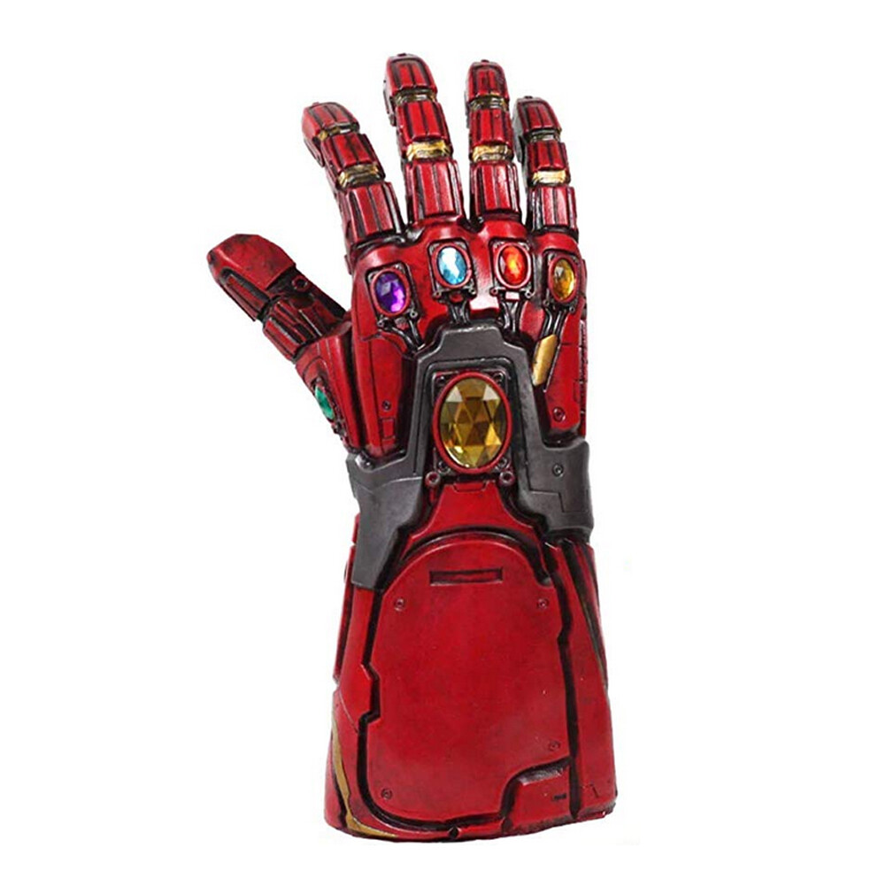 microgood Avengers Iron Man Faux Infinity Stones Glove Gauntlet Cosplay Prop Party Costume PVC
