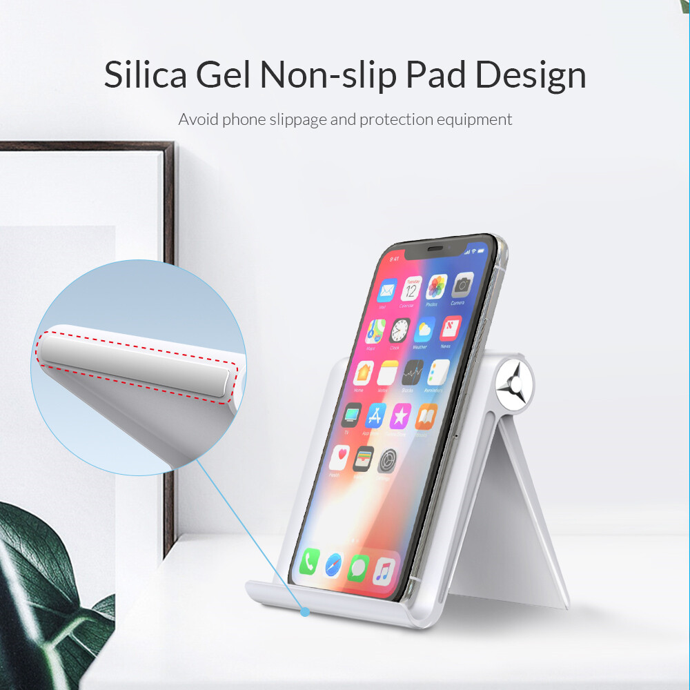 Lenuo Portable Universal Folding Tablet Phone Holder Cradle Adjustable Desktop Mount Tripod Stand Holder Support For IPad Pad Table Stabilizer
