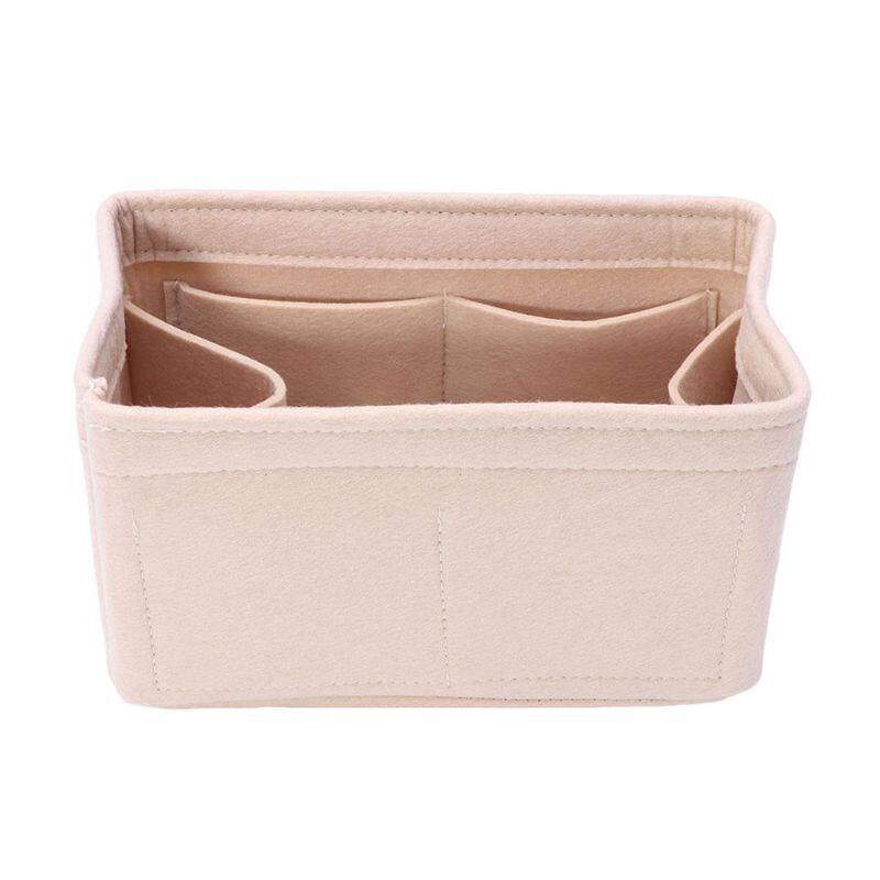 Felt Insert Bag Makeup Handbag Organizer Travel Inner Purse Portable Cosmetic Bags Storage Tote