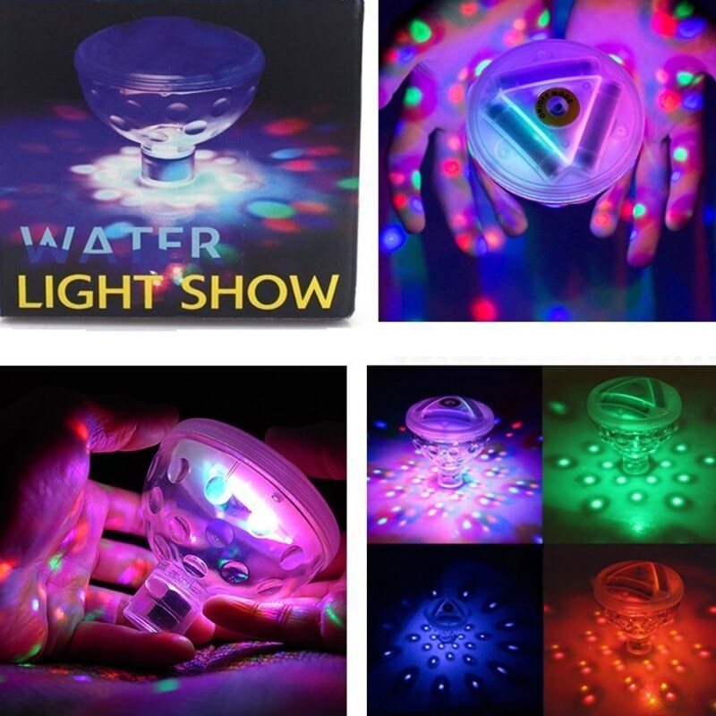 Đèn LED Vũ Trường Dưới Nước Đèn Hồ Bơi Ánh Sáng Nổi Hiển Thị Bể Bơi Bồn Tắm Nước Nóng Đèn SPA