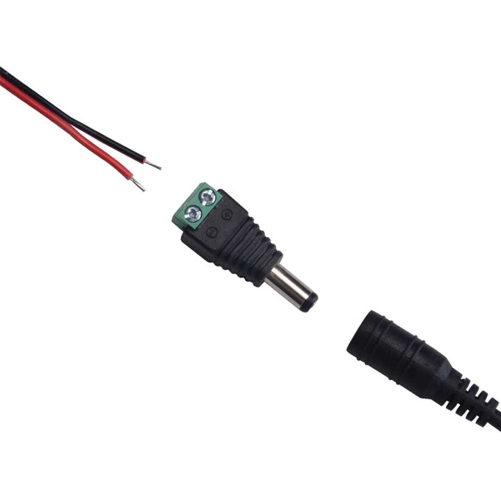 Combo Jack Nối Nguồn DC5.5x2.1mm Đực - Cái
