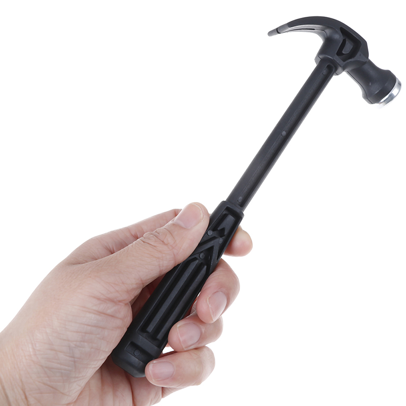 💖Best Buyle Plastic handle mini claw hammer woodworking nail puncher metal hammer tool